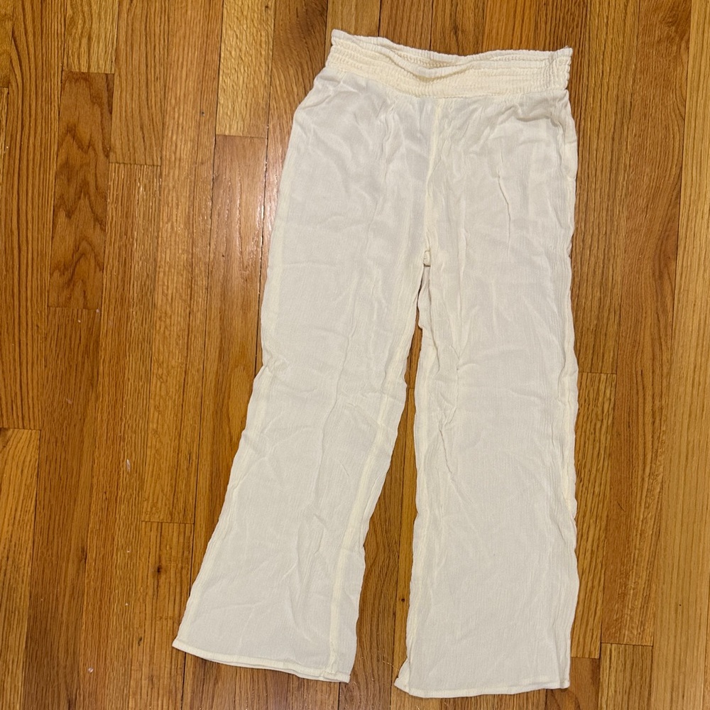 Art Class Cream Casual Kids Pants